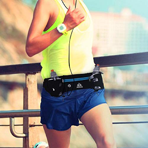 Azarxis Bpa Free Water Bottles Flask Leakproof For Running Hydration Belt Waist Packs For Triathlon Marathon Hiking Cycling Climbing Runner (280Ml/9.5Oz - 2 Pack) #TOP6
