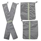 Mikinona 4pièces Housse De Pare-brise Pour Voiture Anti-pluie Et Anti-neige Avec Protecti...