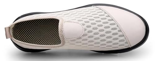 FUNCOS Men's Breathable Mesh Slip-On Loafers Lightweight Summer Driving Shoes for Casual Walking & Travel3