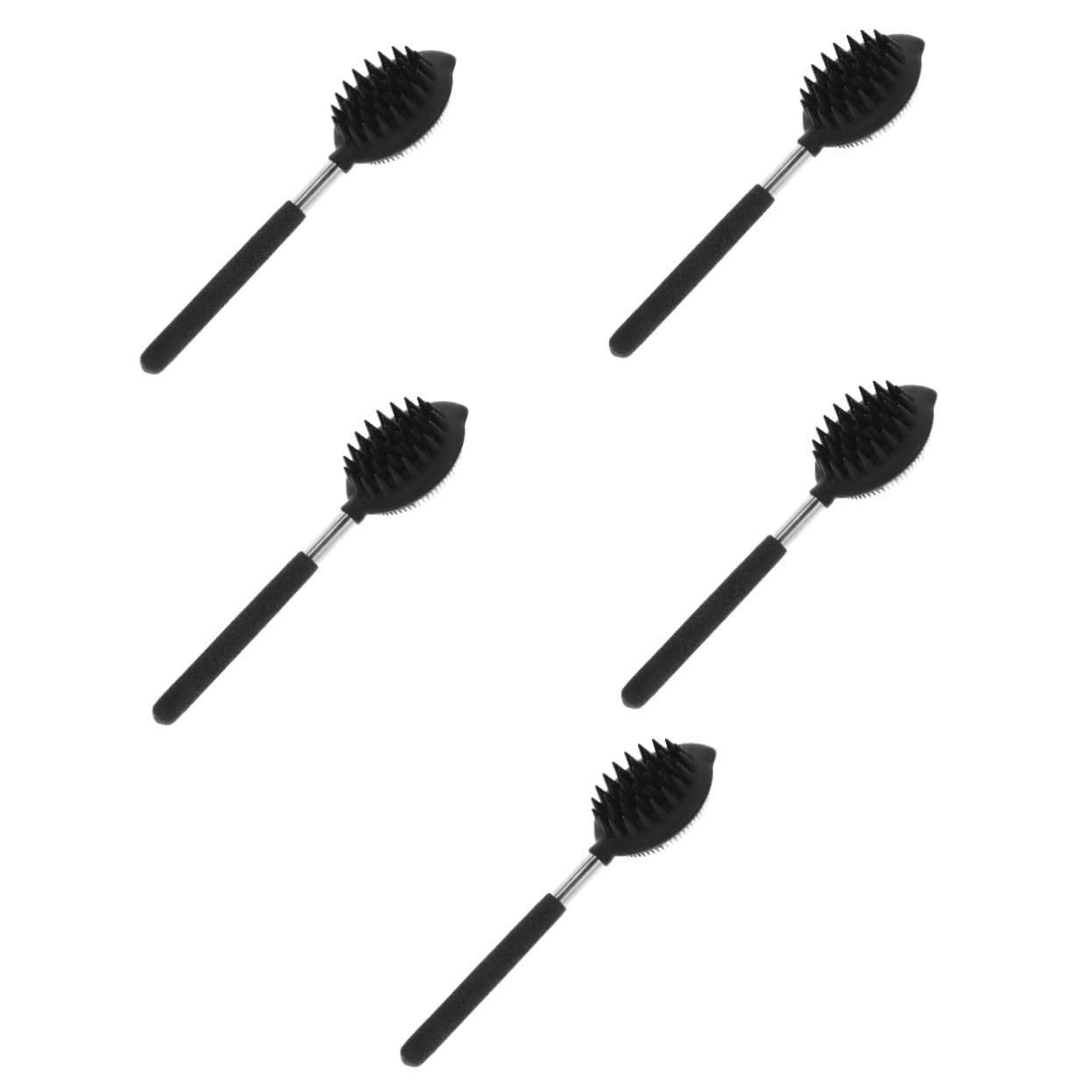 minkissy 5stücke Körperbürste Mit Langem Griff Aus Silikon Doppelseitige Massagebürste Für Rückenreinigung Und Körperpflege Für Entspannende Badeerlebnisse