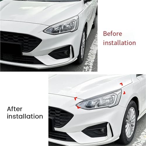 Sourcils de phares Ford Focus MK4 pour masquer l'usure des joints
