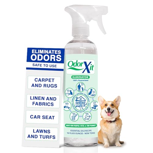 Pet Urine Odor Eliminator Spray, Ideal for Cat, Dog Poo and Urine Smell, Versatile & Natural Odor Neutralizer for Home and Outdoor Use, Ready to Use, 16oz