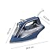 Rowenta Effective+ Dampfbügeleisen, 2400 Watt, kontinuierliche Dampfabgabe von 40 g/Min., Dampfstoß, benutzerfreundliche Funktionen, transparenter Wassertank, Blau/Grau, DX1636D1