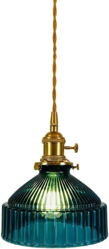 Lustre en verre design à hauteur ajustable par corde pour décoration intérieure