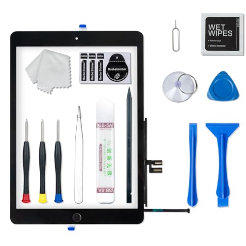 for iPad 7 7th / 8 8th Gen 2019 2020 10.2 Inch Screen Replacement Digitizer Touch Glass for 7th or 8th Generation A2197 A2198 A2200, A2270 A2428 A2429 A2430 with Home Button