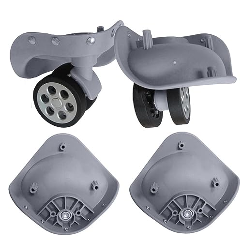 1 Pair A79 Black Trolley Case Luggage Wheel Repair Travel Suitcase Parts Accessories Wheel Replacement Wheels Luggage Accessories(Rose Gold,Small)2