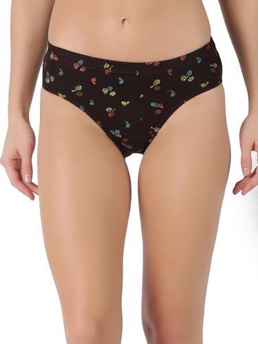 Image of Dollar Lehar Super Combed Cotton Women's Printed Hipster Panty - Actual Print May Vary