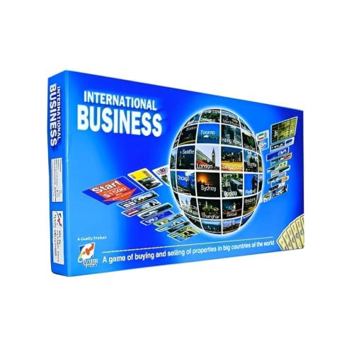 Image of Plastic and Paper International Business Family Board Game (Multicolour),for-All Ages, Big Kid