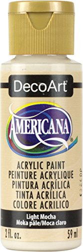 DecoArt Americana Acrylic Multi-Purpose Paint, Light Mocha