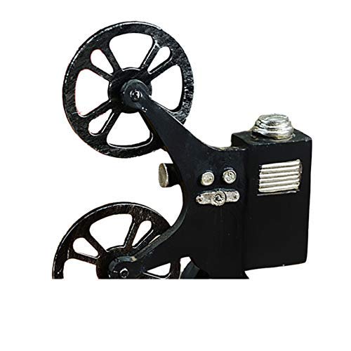 Aunmas Resin Projector Figurine Statue, Vintage Movie Film Projector Model Collectible Sculpture Ornament Figure Props For Home Desktop Decor Birthday Gift, Black #TOP5