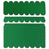 Dachpappe für Vogelhaus 32pcs Dachpappe für Vogelhaus, Selbstklebend Dachpappe, Wasserdicht Dachpappe Selbstklebend, für Nistkasten Hasenstall Insektenhotel (Grün)