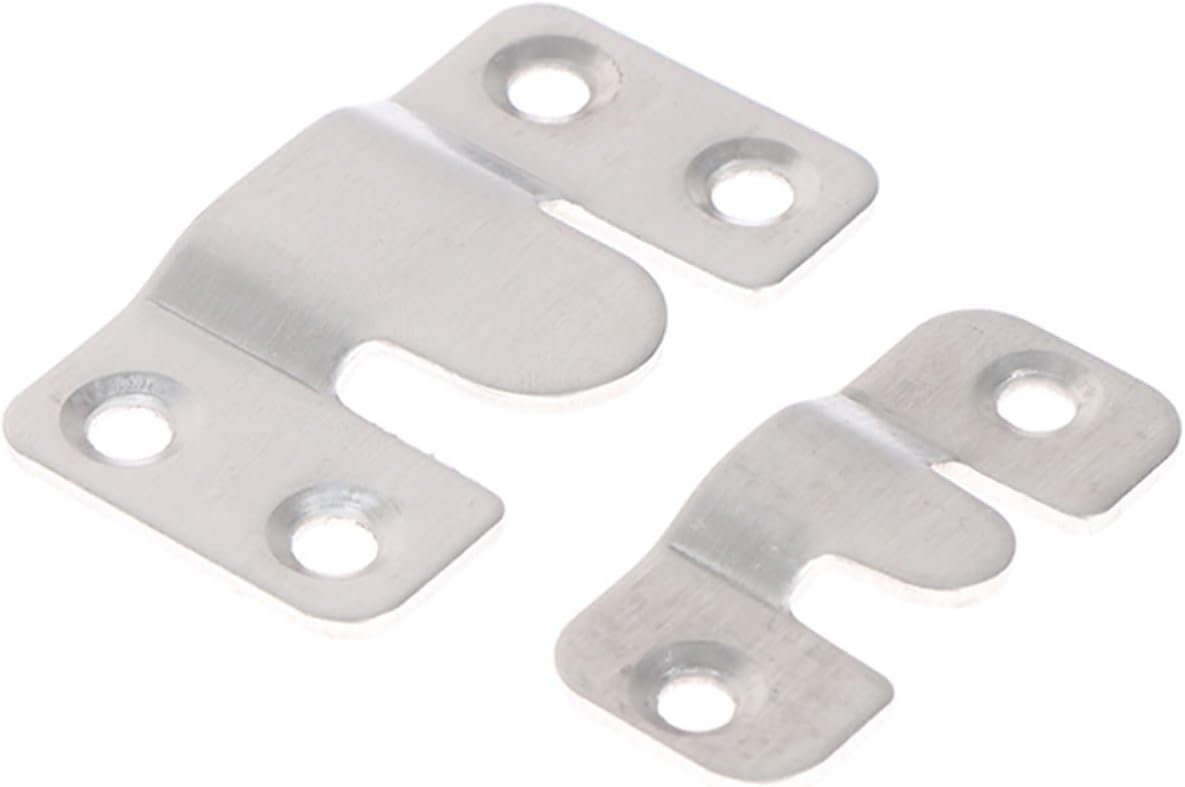 Interlock Hanging Buckle, 5sets/Pack Stainless Steel Hook Buckles Hanger Hanging Connecting Wall Hang Hardware(Large)
