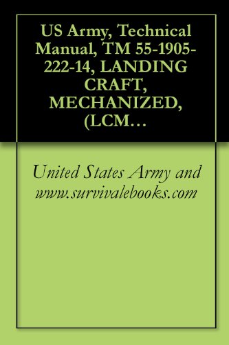 US Army, Technical Manual, TM 55-1905-222-14, LANDING CRAFT, MECHANIZED, (LCM-8), (ROHR AND GUNDERSON MODELS), OPERATOR MAINTENANCE, (1905-01-284-2647 AND 1905-01-284-2648), 1989