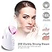 Facial Steamer Nano Ionic Face Steamer Skin Warm Mist Moisturizing Face Steamer Hot Mist Skin Moisturizing Opening Skin Pores Removing Blackhead Home SPA with Free 5 PCS Blackhead Extractor Kit