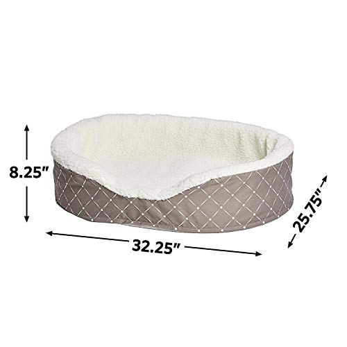 Image of Midwest Homes for Pets CU25BLD Couture Orthopedic Cradle Pet Bed for Dogs & Cats, Small