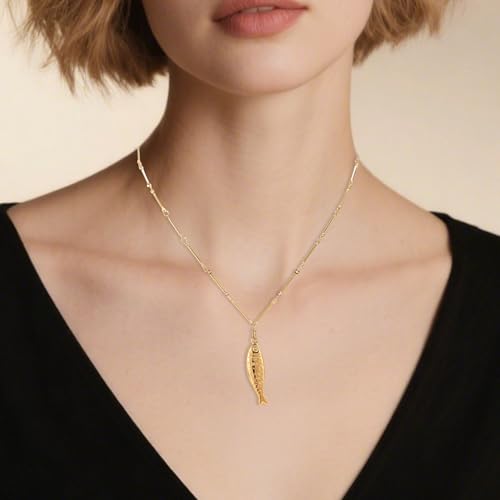 Collares y Pendientes Pez Koi Mikovivi, juego de joyas versátiles de aleación resistente 7