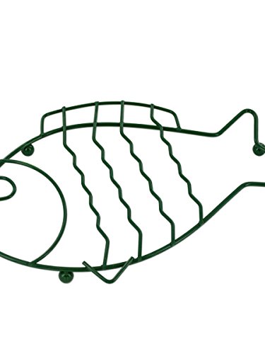 Kole Imports Kitchen Essentials Wire Fish Trivet, 10.5