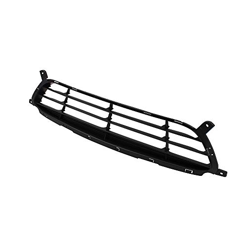 BROCK Front Bumper Lower Center Grille Textured Black Molding Replacement for 12-14 Hyundai Accent 865611R000 HY1036116