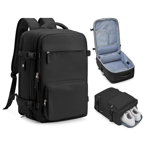 Wassdins Mochila Viaje Cabina Avion 40x20x30 Mujer Hombre, Maletas De Viaje Cabina Mochila Viaje Cabina Avion 40x20x25 Ryanair Impermeable Travel Backpack Wassdins Mochila Viaje Cabina Avion 40x20x30 Mujer Hombre, Maletas De Viaje Cabina Mochila Viaje Cabina Avion 40x20x25 Ryanair Impermeable Travel Backpack