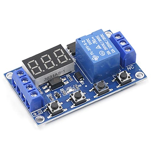 Module de relais temporisateur LED JCAKES DC 5V 12V 24V 1 voie pour circuit de synchronisation