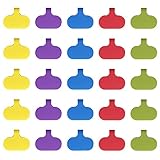 50 Pieces Cable Labels, Self-Adhesive Cable Identification Tags, Multi-Color Cord Labels Wire...