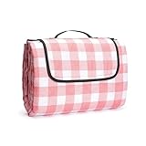 Oak & Tea Picknickdecke 200 x 200 cm, wasserdicht & isolierend, XXL Faltbare Strandmatte, Campingdecke, Outdoor-Teppich aus strapazierfähigem dreilagigem Oxford-Stoff für Camping, Picknick, Outdoor