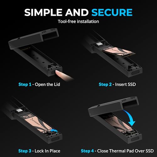 Sabrent EC-PNVO USB-C NVMe M.2 SSD Enclosure