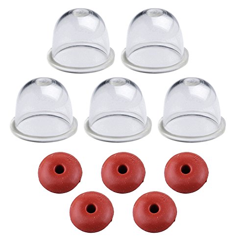 Hipa (Pack of 5 188-12 Primer Bulb with 177-64 Check Valve for Most WT Series Carburetor