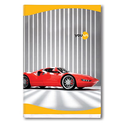 YOUVA Navneet Soft Bound Long Book | 21 cm X 29.7 cm | Single Line | 276 Pages | Pack of 6