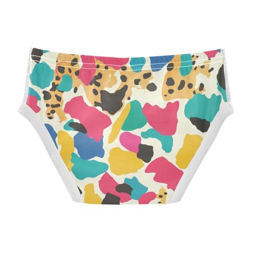KLL Cheetah Print Toddler Boys Comfort Briefs Underwear Cute Children Undies2