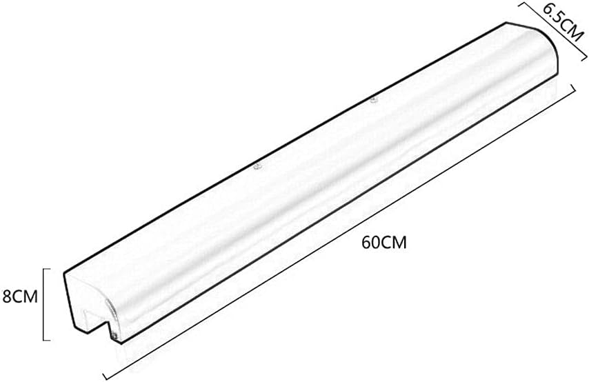 バスミラーランプLedミラーフロントライトメイクランプバスルームドレッサーライトモダンミラーキャビネットライトバスルームLedメイク  ミラーライトモダンバスルームミラーランプ、防水バスルームウォールランプLEDミラーフロントランプ、ドレッシングテーブルと互換性 ... LED化粧台ライト、モダンな金属製バスルームミラーライト、化粧鏡フロント照明器具、14Wバスウォールランプ、ミラーキャビネットドレッ