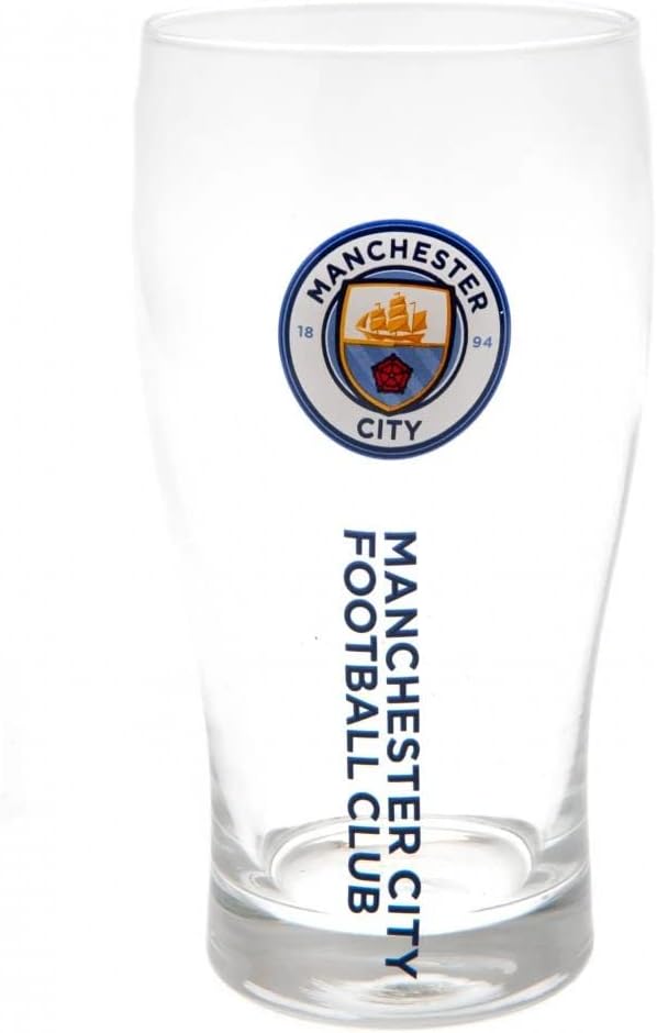 Man City pint glass: Boot and Ball Ltd Pint Glass