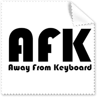 Quote Away from Keyboard Art Deco Gift Fashion Cleaning Cloth Phone Screen Glasses Cleaner 5pcs