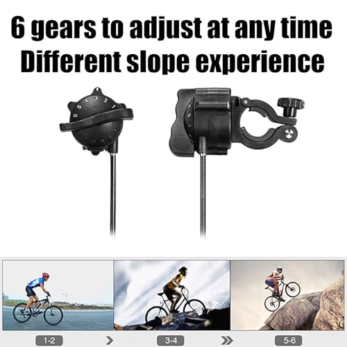 Entrenador de bicicleta magnético KJZQLMZ para ruedas de 26-29 pulgadas, soporte estable de acero para ejercicios interiores miniatura 7