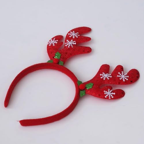 Image of PoPo Toys Deer Headband Design Hair Band | Hairband for Party Birthday| Xmas Gift for Children Girls | Christmas Decorations Items for Home Ornaments Props