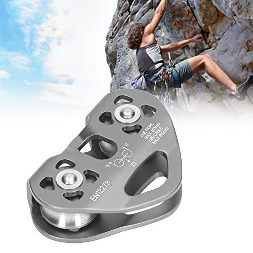 Polia De Escalada, Polia De Balanço Lateral, Polia De Escalada Ao Ar Livre, Bloco De Alumínio, Eixo