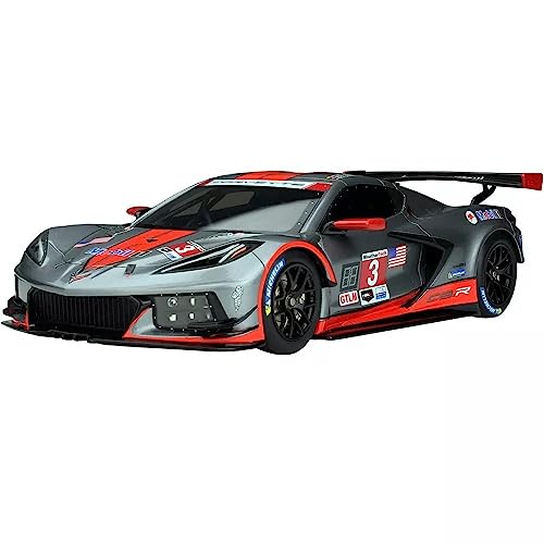 GT Spirit- Miniaturowy samochód kolekcjonerski, US055, szary/czerwony