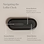 Loftie Alarm Clock with Sound Machine –Smart Alarm Clock w/Light, White Noise, Bluetooth Speaker, Night Light Sound Machine,100+ Sounds, Blackout Mode, No WiFi Mode, Optional Subscription-Midnight - Image 5