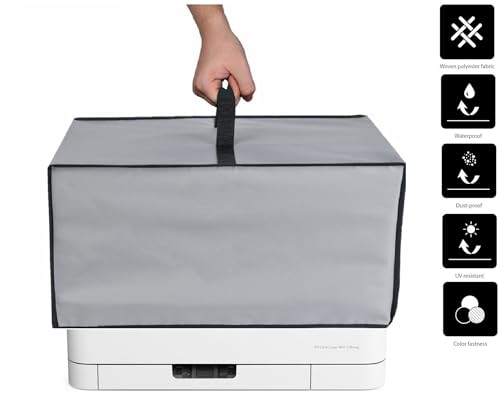 AF-WAN Antistatisches wasserdichtes Druckerstaub Abdeckungen für HP Color Laser 178nwg Multifunktions-Farblaserdrucker (Silbergrau)