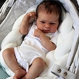 Anano Reborn Baby Dolls Boy, 17 in Realistic Baby Doll Lifelike, Silicone Babys Doll Newborn Boy, Real Life Babys Silicone Reborn Dolls Floppy with Accessories