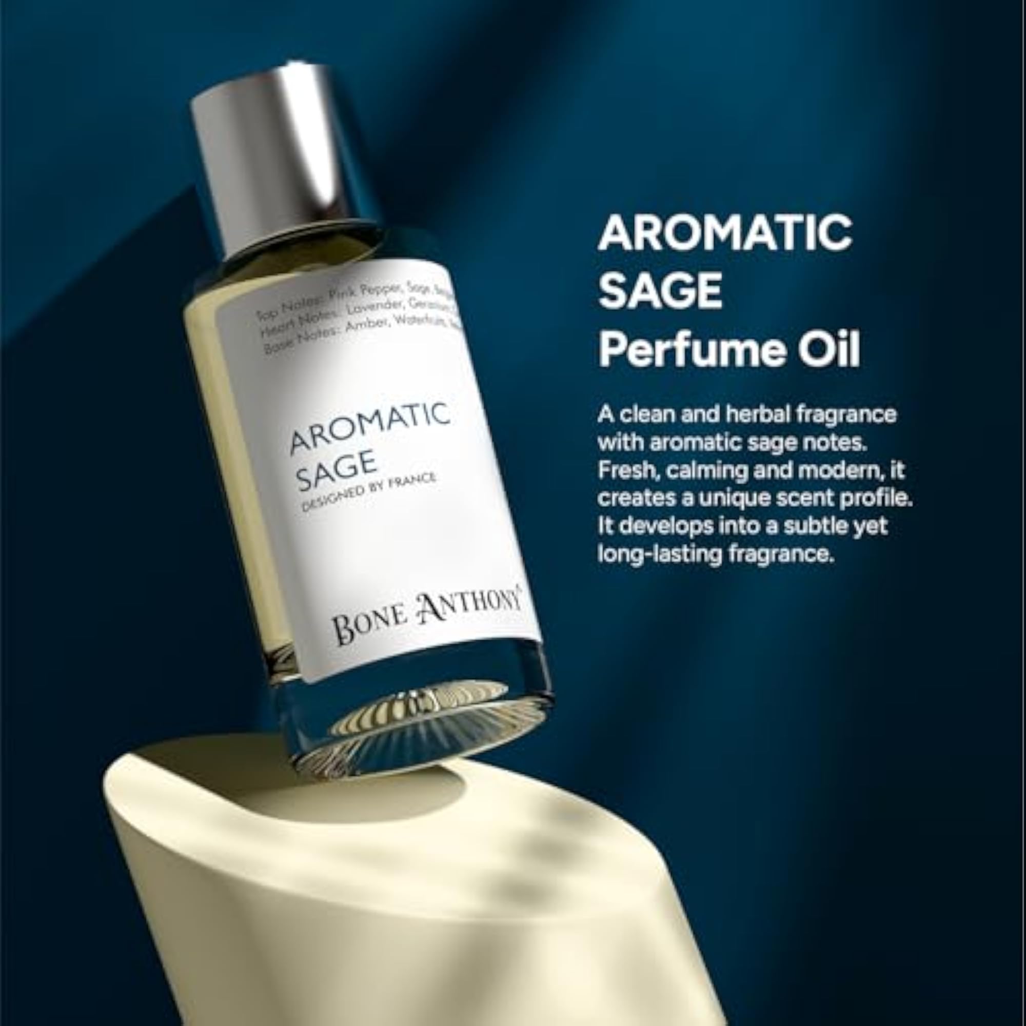 BoneAnthony Aromatic Sage Luxury Perfume, 50ml