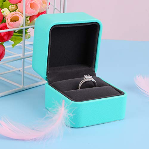 iSuperb Ring Doosjes Sieraden-organisers PU Jewelry Box Ring Box Jewelry Gift Boxes Rings Case Sieraden Doosjes Valentine's Day Earrings Sieradenaccessoires Organizers for Woman - Afbeelding 6