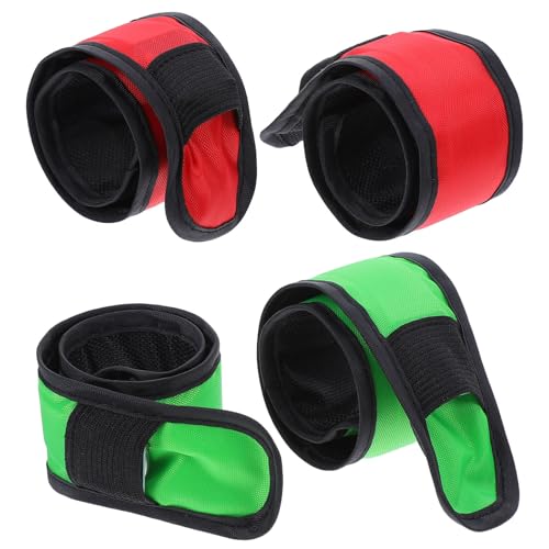 WEKAMOS 4 Piezas Correas LED para Patas de Caballo Resistentes al Agua y Ergonómicas Bandas Ajustables de Tobillo con Luz para Seguridad Nocturna Equitación y Actividades al Aire