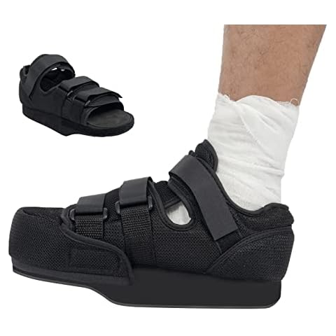 GHORTHOUD Forefoot Off-Loading Post Op Shoe Closed Toe Medical Walking Boot for Broken Toe Orthopedic Foot Brace for Post Bunion Hammertoe Surgery Brace (M) Cover
