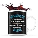 Planetee Tasse Un Marcheur Formidable noir | Mug cadeau ami collègue...