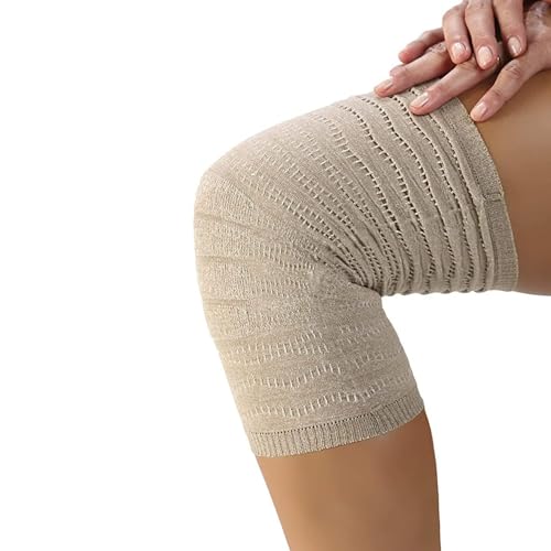 SPIKENERGY Rodillera ortopédica elástica electromagnetoterapia – Artrosis, Artritis, Trauma Distorsivo, Tendinitis, 2Calcetines Antimicótico Pie de Regalo, Dispositivo Médico Deducible, Made in Italy
