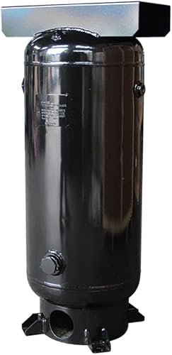 Miniatura 3 de HPDMC Tanque de aire vertical industrial del receptor del compresor de aire de 30 galones clasificado para 200 PSI ASME codificado