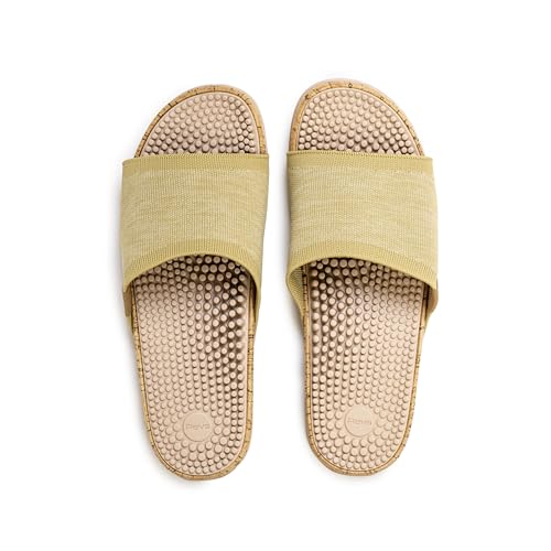Revs - Maree - Reflexology Massage & Acupressure Sandals, With a Knit Upper. Relieve Plantar Fasciitis, Help Joint Pain, Improve Energy. Shock Absorbing Sole & Arch Support4