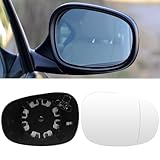 TTCR-II Compatible with BMW E90 Mirror Glass Passenger Side Heated (2009-2013), Convex/Flat Heated Mirror Glass for 3 Series E90/E91/E92/E93, 51167252894 (Not for M1 M3)