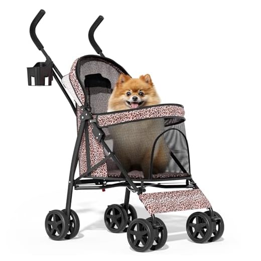 MoNiBloom Easy-Fold Pet Stroller